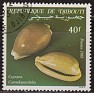 Djibouti - 1985 - Faune - 40 F - Multicolor - Djibouti, Sea Shells - Scott 606 - Cypraea Camelopardalis Sea Shells - 0